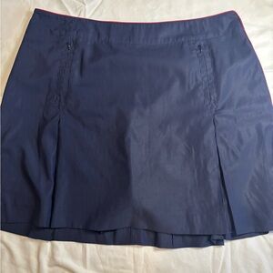 Izod Golf Blue Skirt with Red‎ Trim